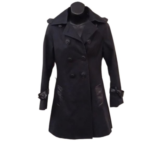 Mackage Double Breasted Cotton Blend Trench Coat- Sz. XS - Picture 1 of 16